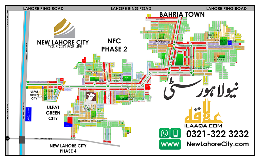 New Lahore City 2024 Map